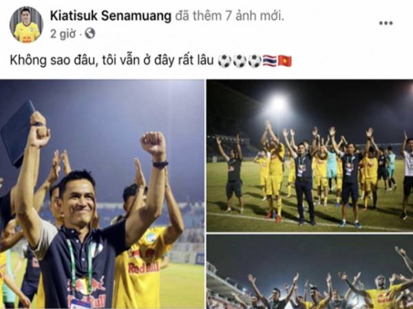 Bóng đá Việt Nam 25/9: HLV Kiatisuk cam kết tương lai tại HAGL Bóng đá Việt Nam 25/9: HLV Kiatisuk cam kết tương lai tại HAGL